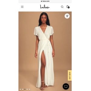 NEW WITHOUT TAGS Lulu wrap dress 🤍🤍